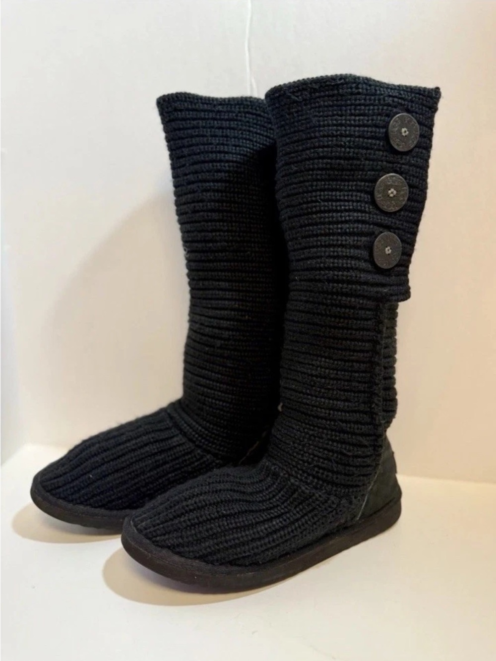 UGG Women’s Boots US Size 9 S/N Cardy 5819 Classic Knit Tall Sweater